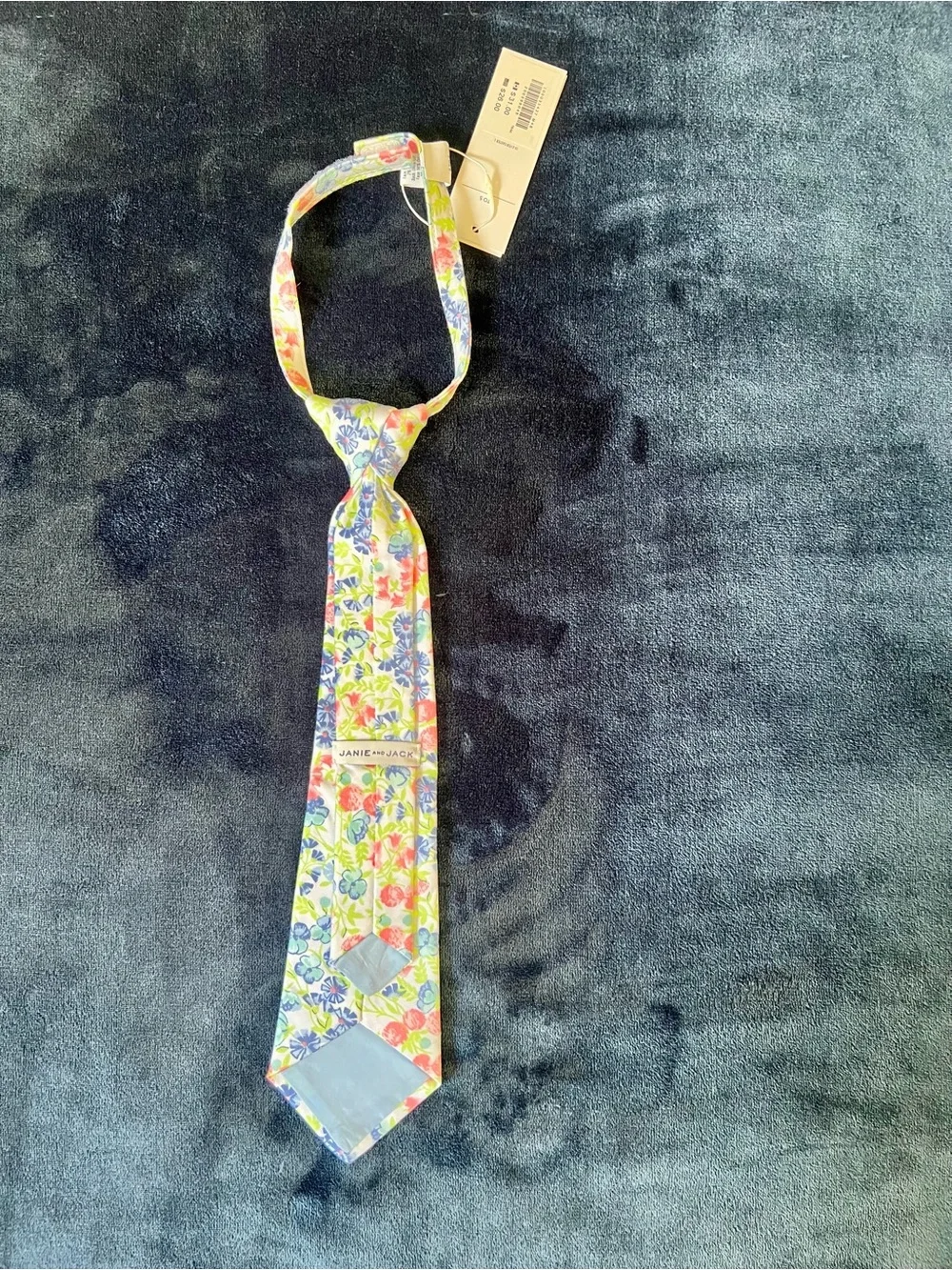Janie & Jack Kids Floral Tie | Size 2-5